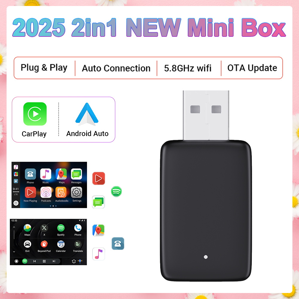 Smartwatch Universal - Wireless CarPlay Android Auto Mini Box