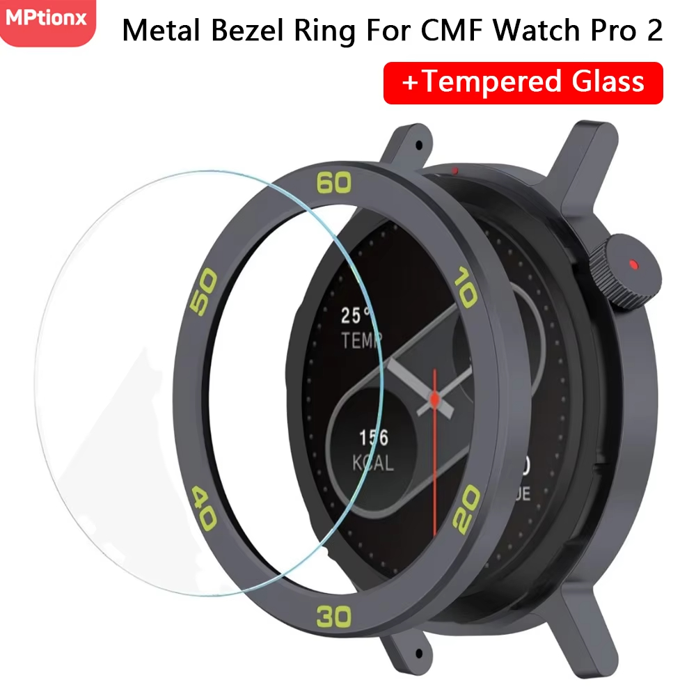 Watch Case Bumper - Metal Bezel Ring For CMF Watch