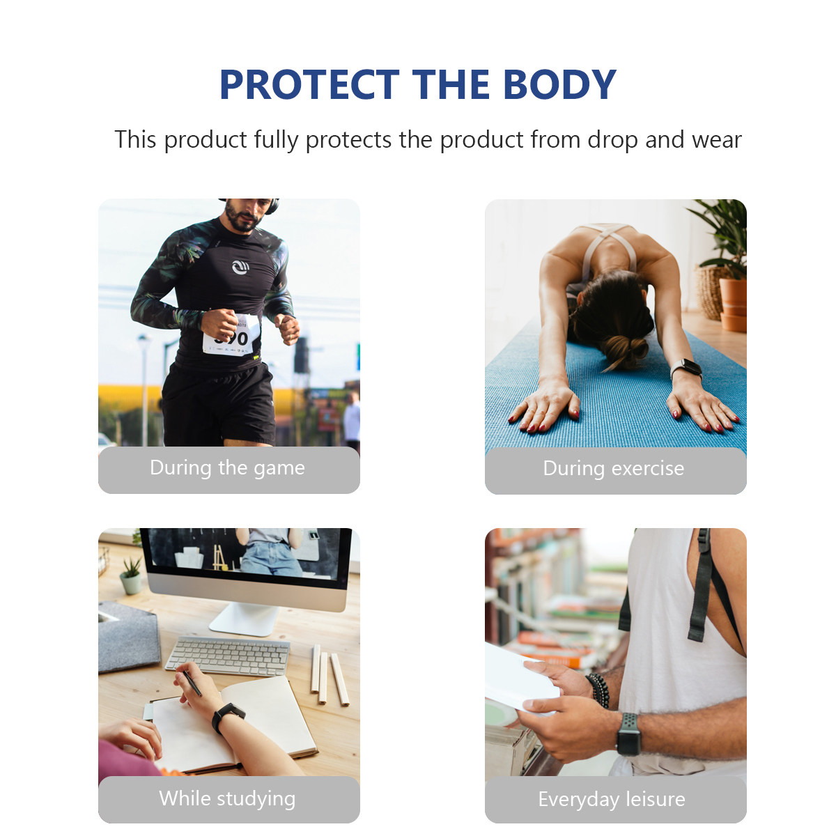 Watch Protective Case Pc Cover - Smartwatch Case avis et prix