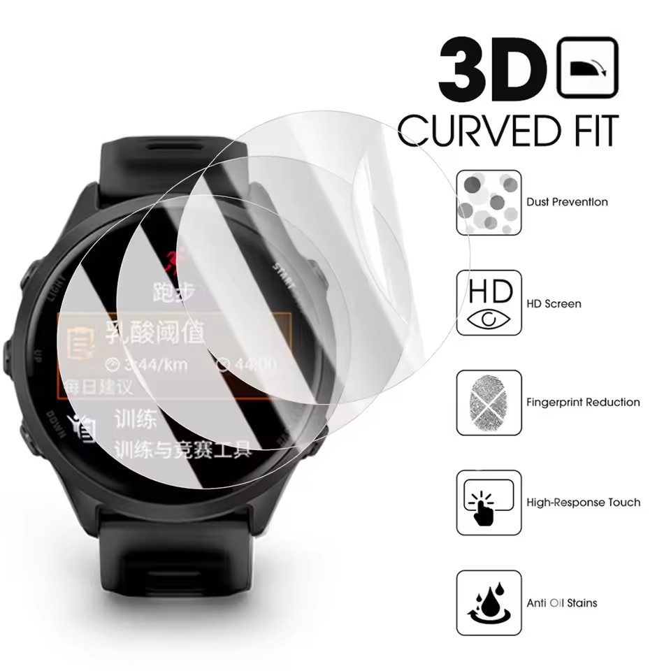 1-3Pcs Hydrogel Film For Garmi - Watch Face Protector avis et prix