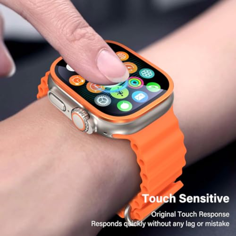 2PCS HD Metal Tempered Glass F - Smartwatch Straps & Accessories avis et prix