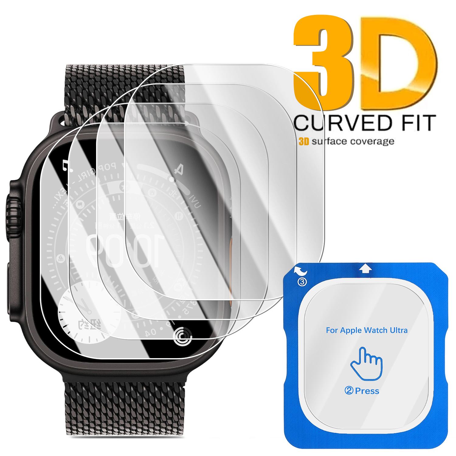 Tempered Glass Film Quick Past - Watch Face Protector avis et prix