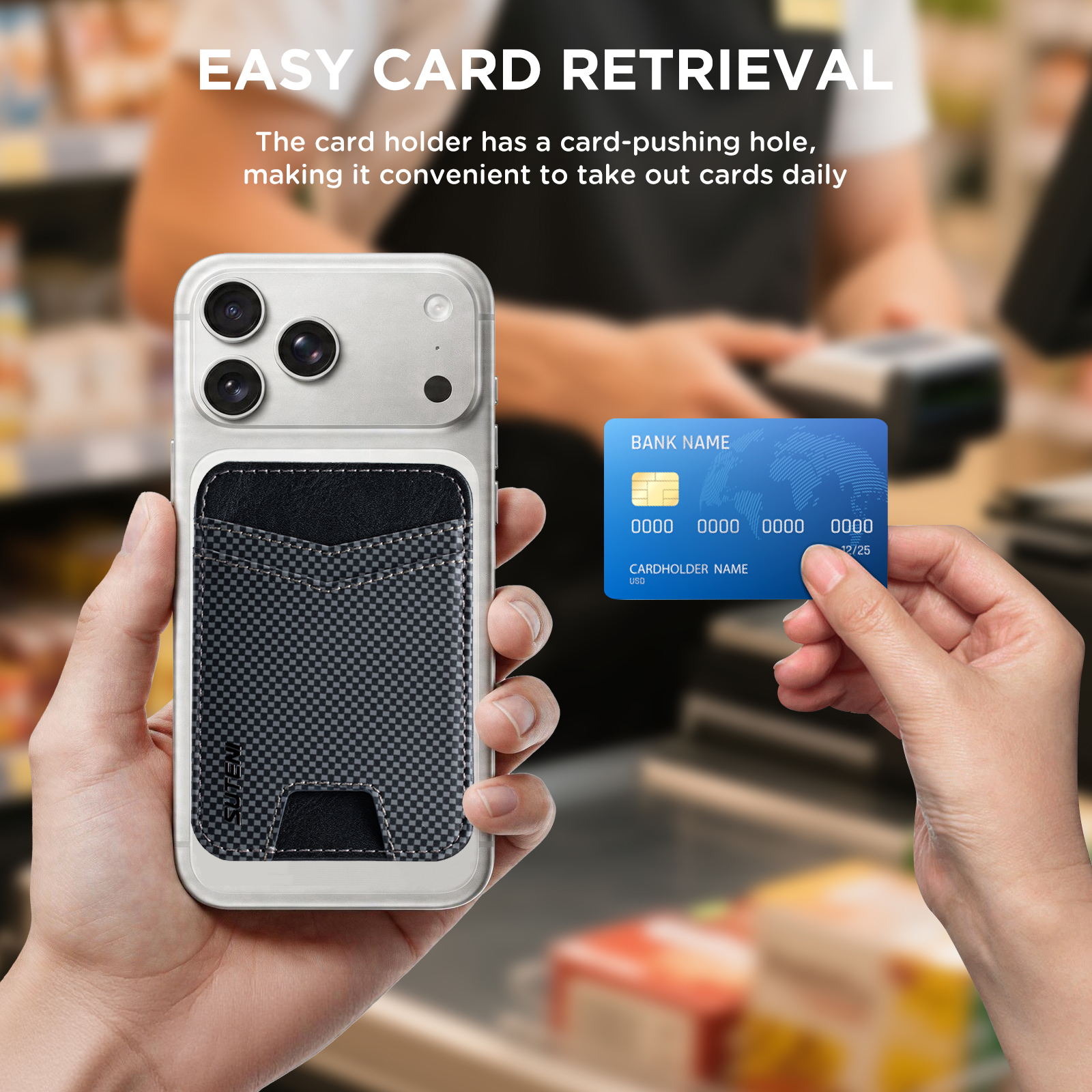 Magnetic Card Holder For Magsa - Smartwatch Universal avis et prix
