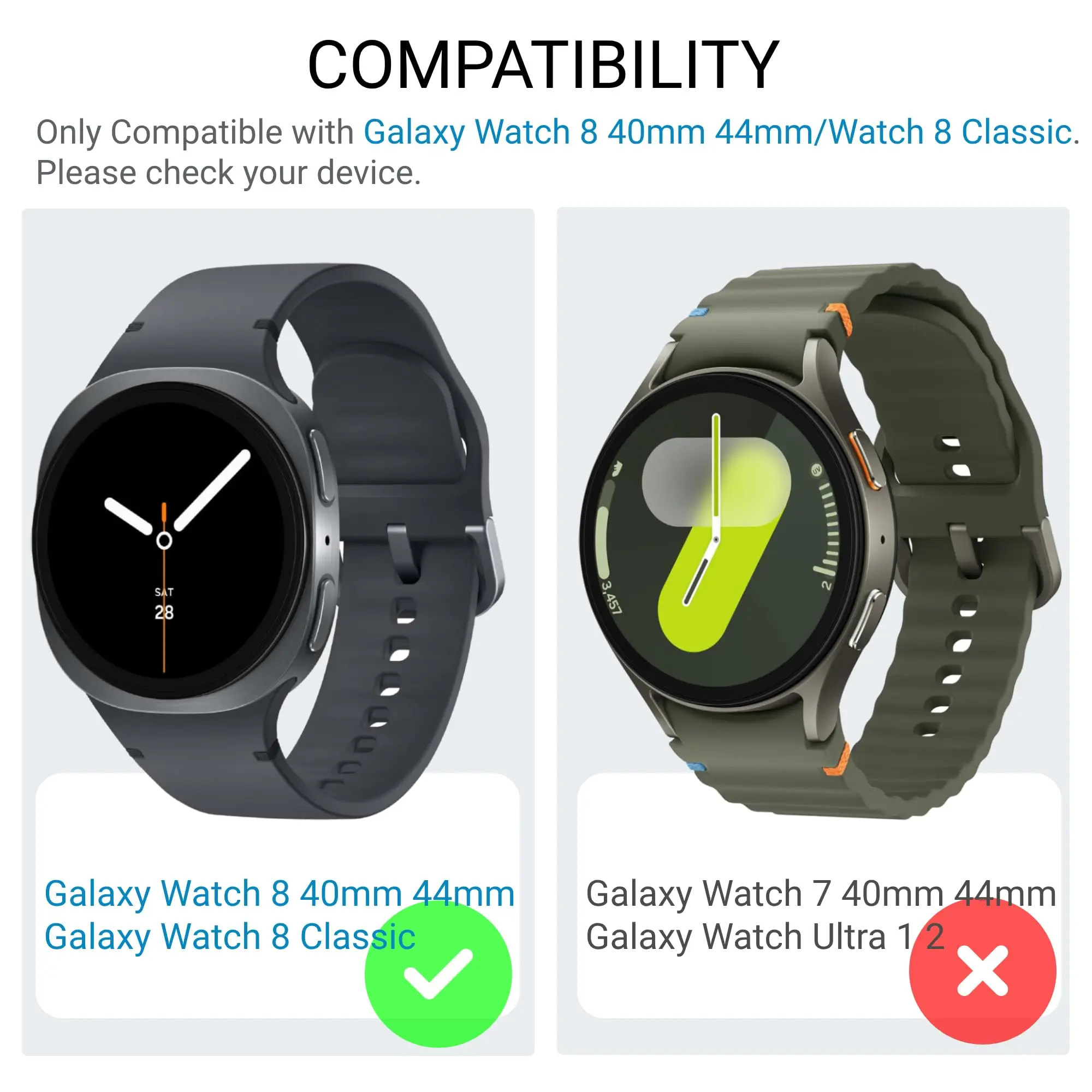 2PCS Stainless Steel Watch Ada - Watch Band Connector avis et prix