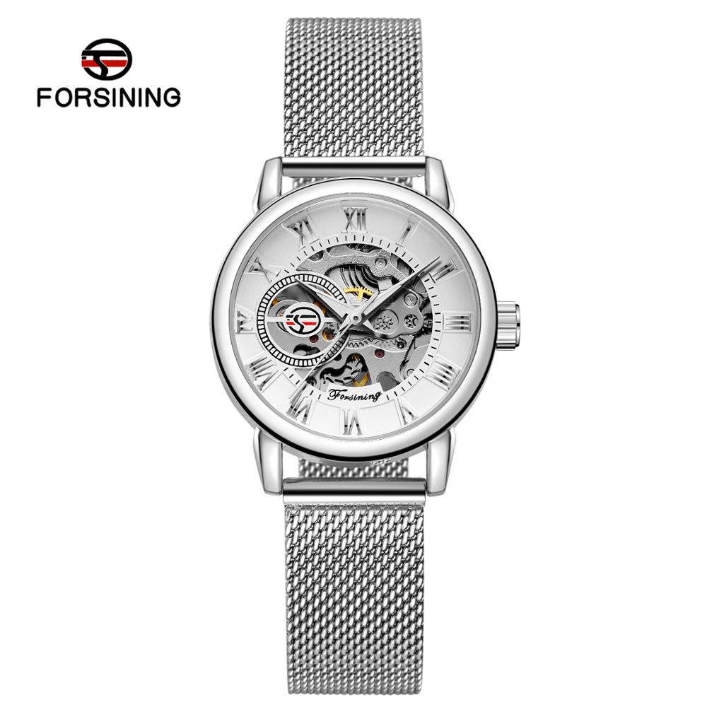 Reloj Mujer FORSINING Fashion  - Stainless Mesh Band avis et prix