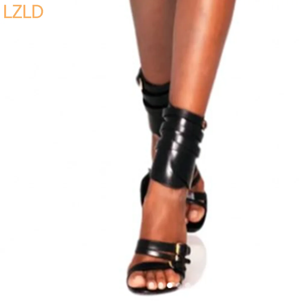 Black Sexy Catwalk Women Sanda - Leather Classic Strap avis et prix
