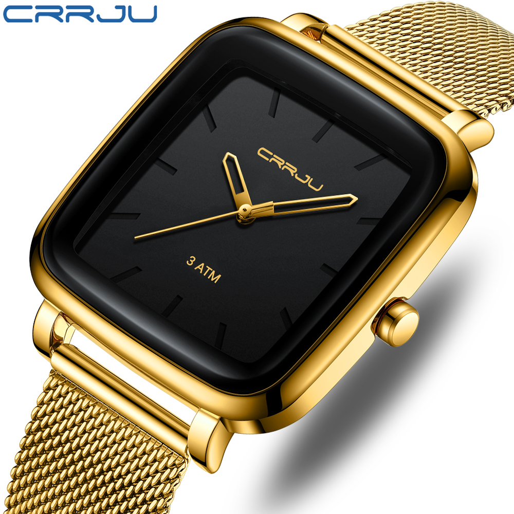 CRRJU Mens Watches Top Brand L - Stainless Mesh Band avis et prix
