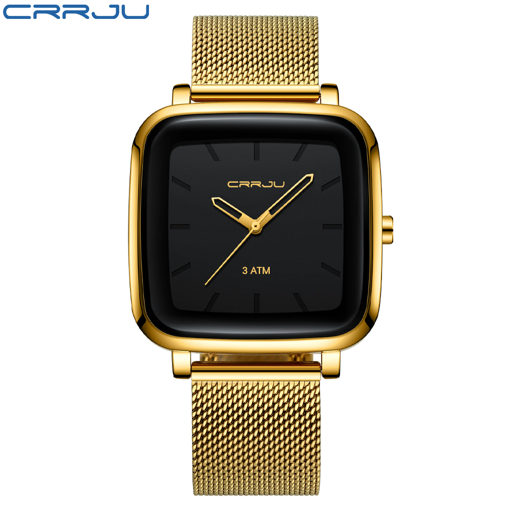 CRRJU Mens Watches Top Brand L - Stainless Mesh Band avis et prix