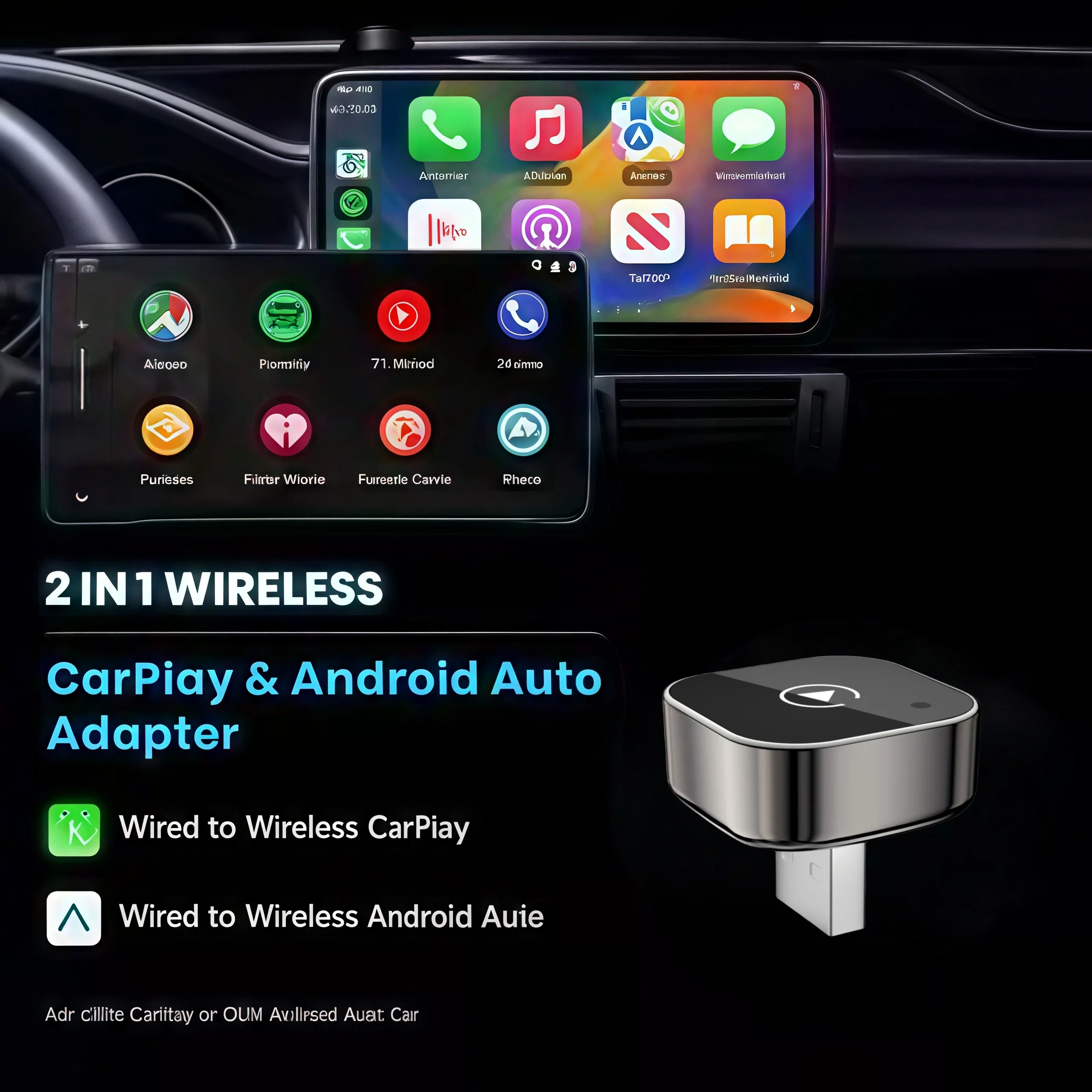 New Wireless CarPlay Android A - Smartwatch Universal avis et prix