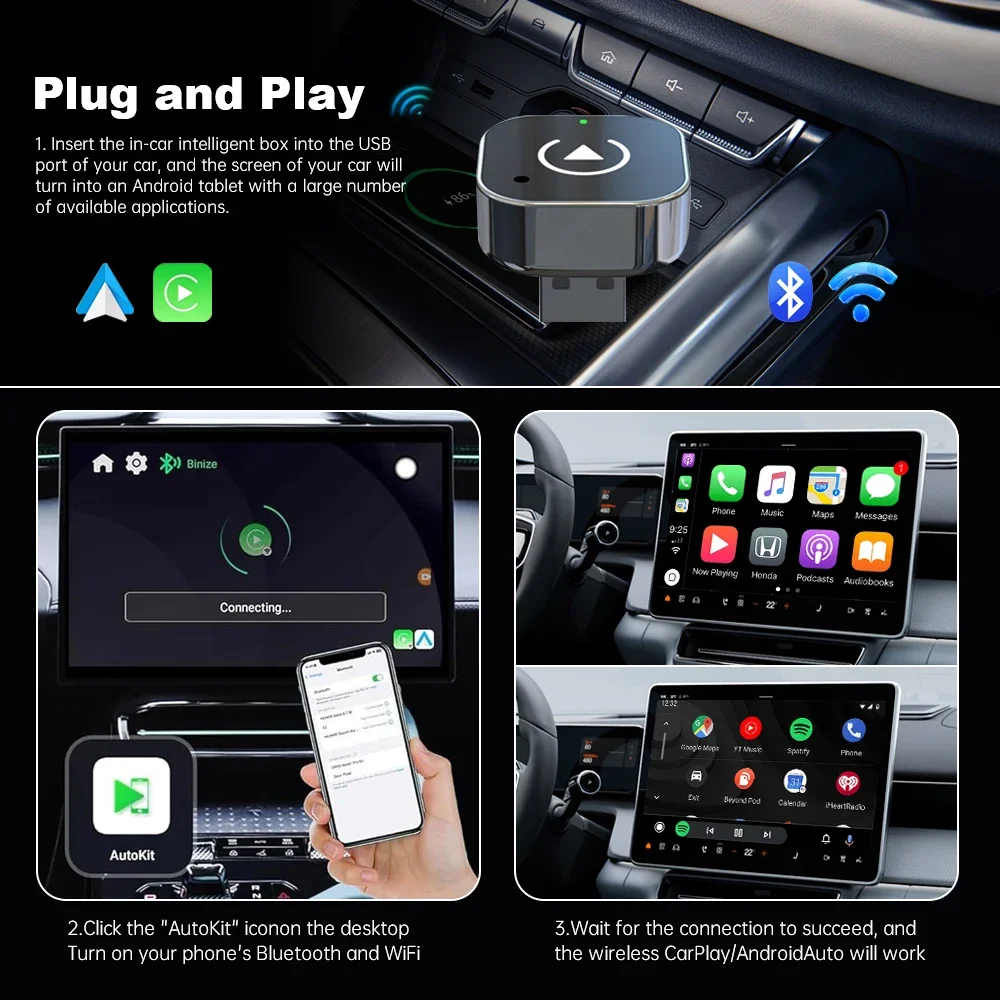 New Wireless CarPlay Android A - Smartwatch Universal avis et prix