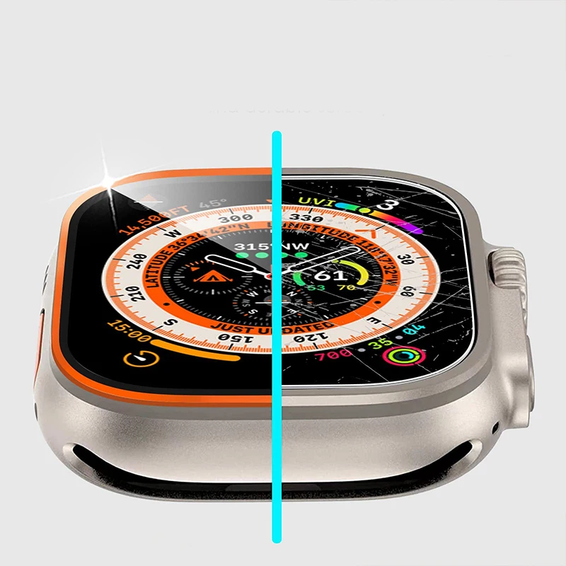 Tempered Glass for Apple Watch - Watch Case Bumper avis et prix
