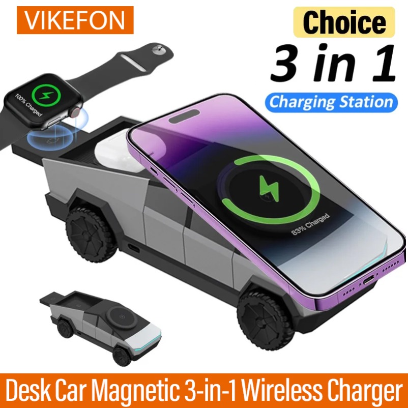 VIKEFON Desk Car Magnetic 3-in - Magnetic Charging Stand avis et prix