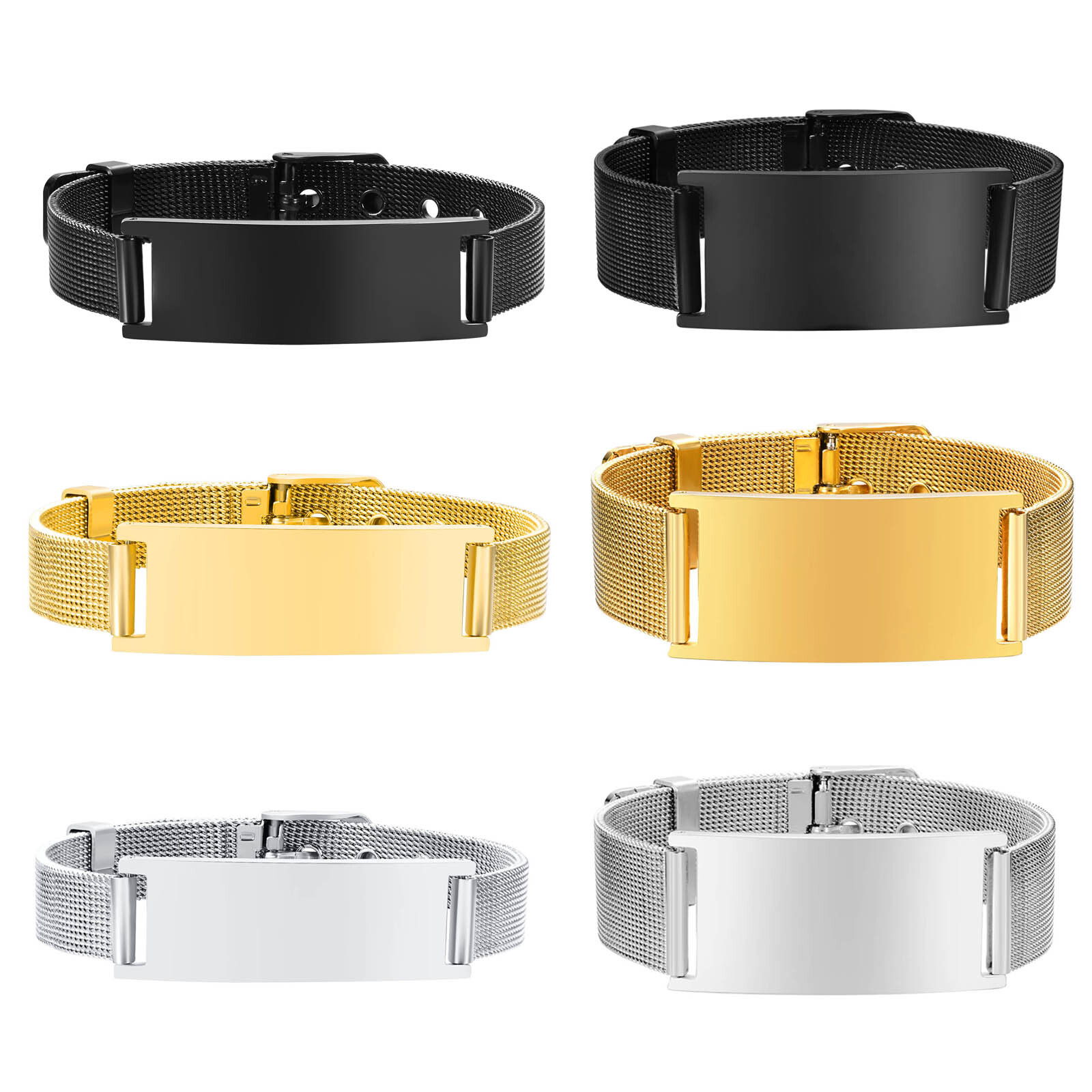 Personalized Photo Bracelet, S - Stainless Mesh Band avis et prix