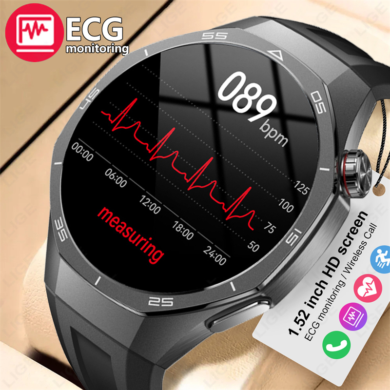 LIGE New ECG Monitor Watch Hea - Android Smartwatch Accessories avis et prix