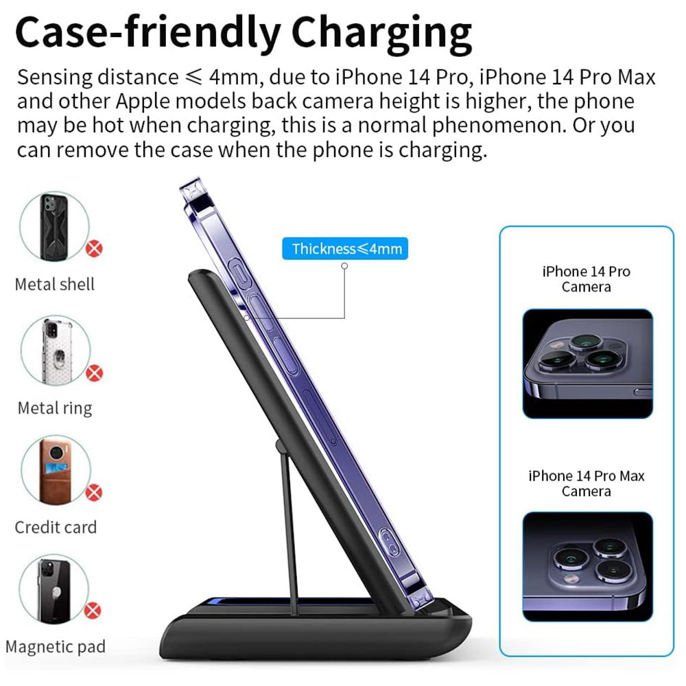 15W 3 in 1 Wireless Charger St - Watch Charging Dock avis et prix