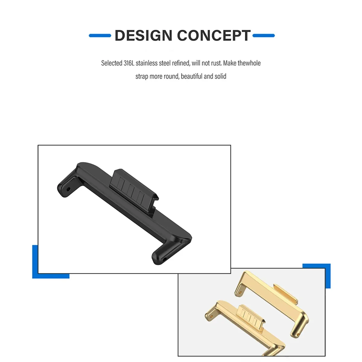 20mm 22mm 1Pair Adapter for Hu - Watch Band Connector avis et prix