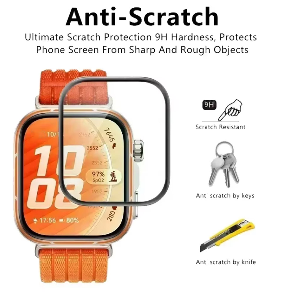1-5PCS Curved Tempered Glass S - Watch Face Protector avis et prix