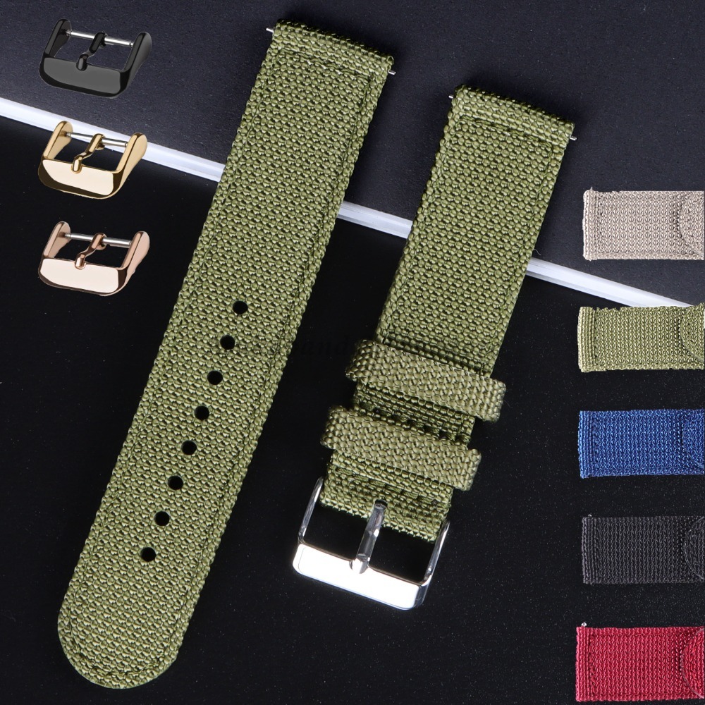 18 20 22 24mm Nylon Canvas Str - Nylon Nato Strap avis et prix