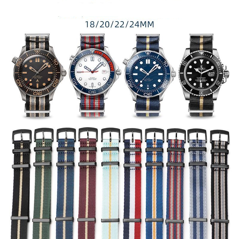 Superior Nylon Watchband for O - Nylon Nato Strap avis et prix