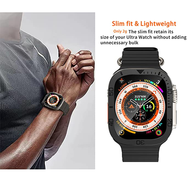 Tempered Glass for Apple Watch - Watch Case Bumper avis et prix