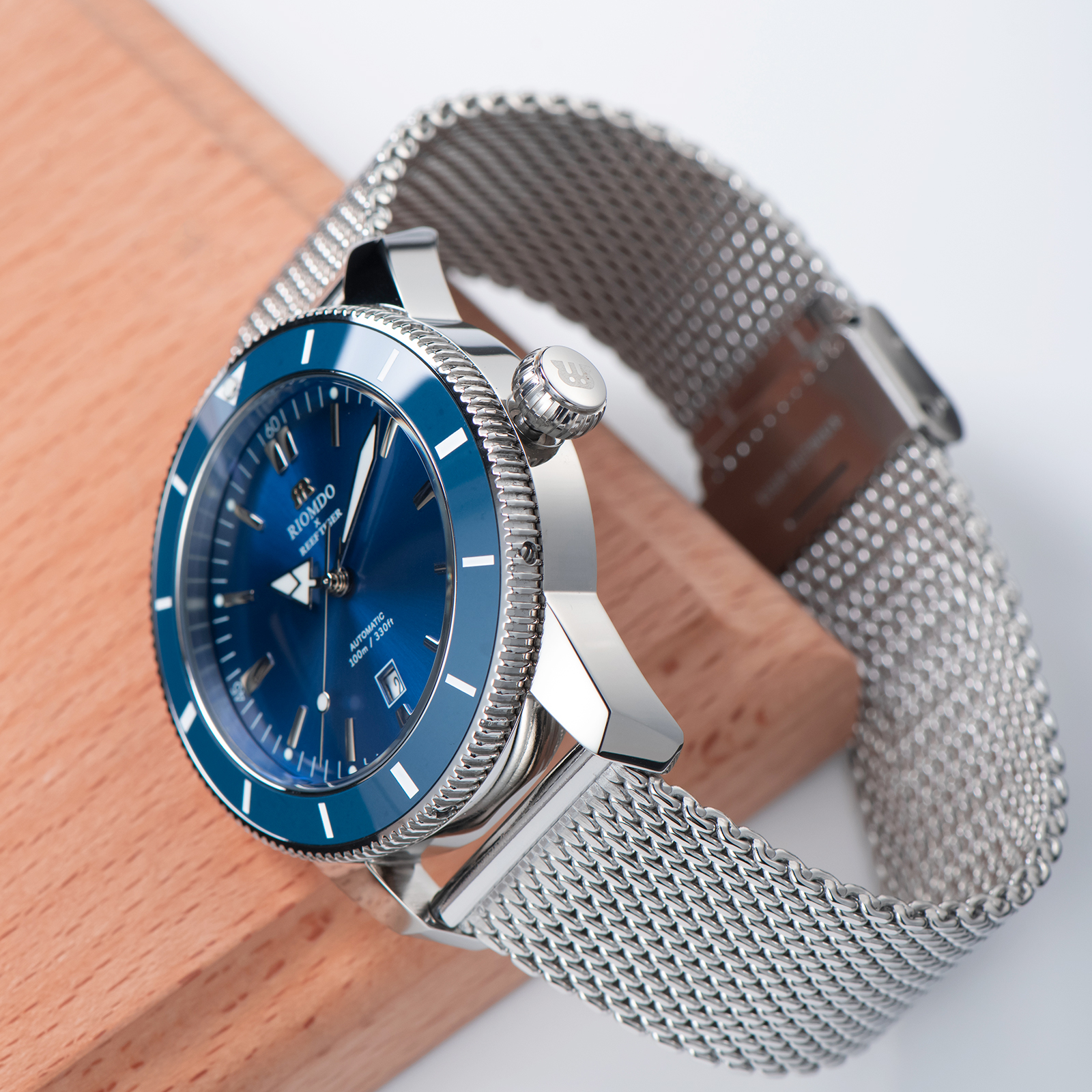 RIOMDO&RF Luxury Brand Men's A - Stainless Mesh Band avis et prix