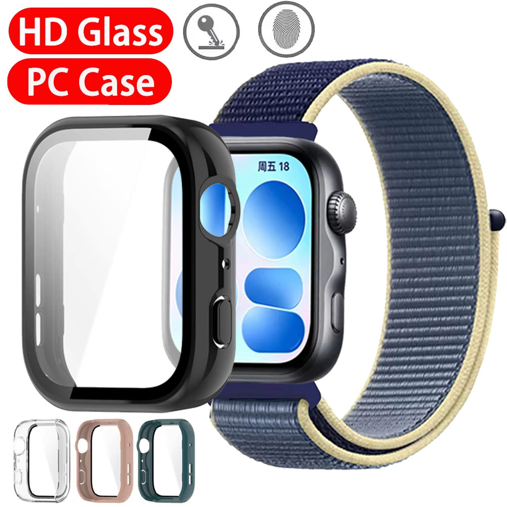 HD Tempered Glass+PC Case For  - Huawei Smartwatch Accessories avis et prix