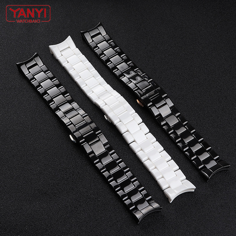 Ceramic Watchband  22mm Strap  - Ceramic Link Bracelet avis et prix