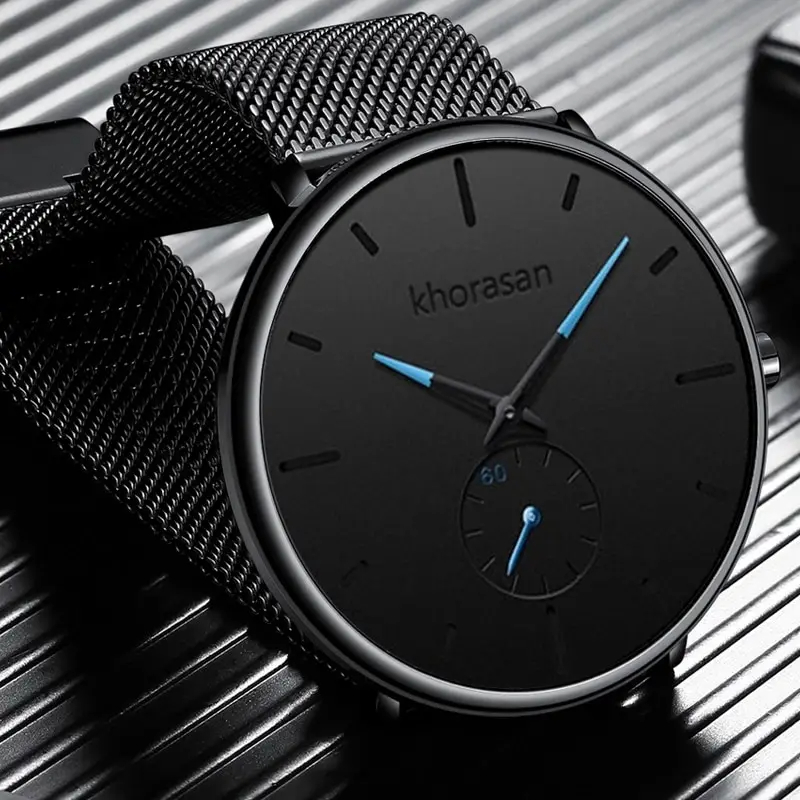YOLAKO Mens Fashion Minimalist - Stainless Mesh Band avis et prix