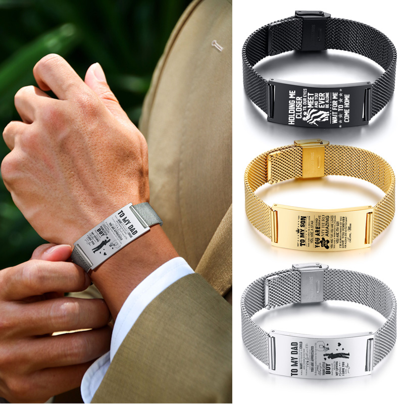 Men Bracelet Timeless Nature O - Stainless Mesh Band avis et prix