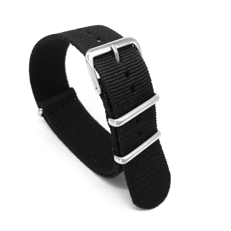 Black Nylon Strap for 16mm 18m - Nylon Nato Strap avis et prix