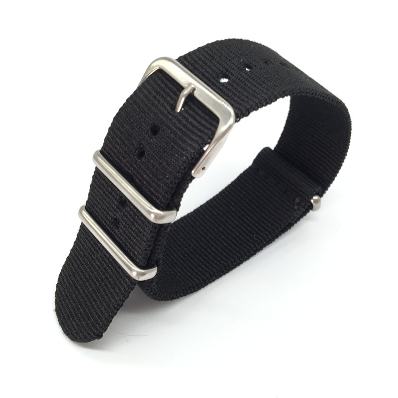 Black Nylon Strap for 16mm 18m - Nylon Nato Strap avis et prix