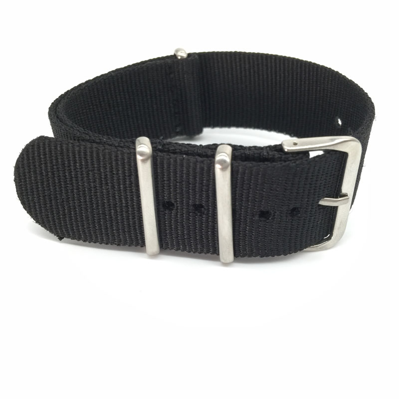 Black Nylon Strap for 16mm 18m - Nylon Nato Strap avis et prix