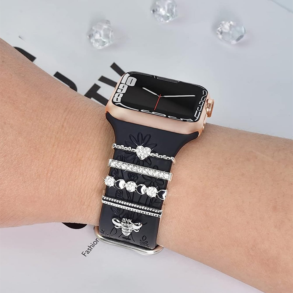 5pcs Rhinestone Watchband Ring - Smartwatch Watch Accessories avis et prix