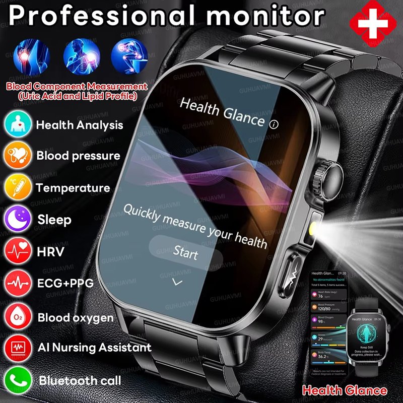 Nursing Grade New ECG+PPG Thre - Android Smartwatch Accessories avis et prix