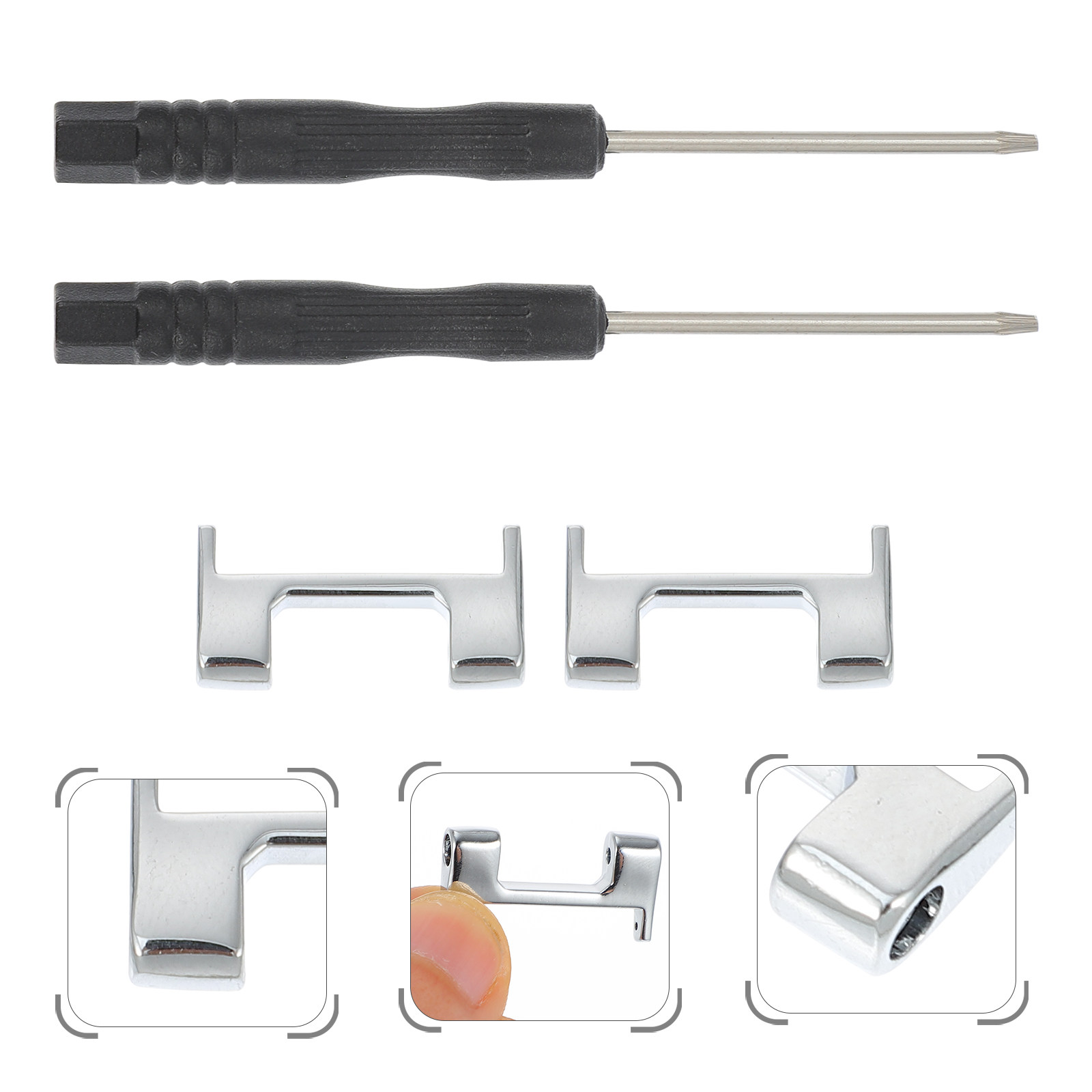 2Pcs Premium Zinc Alloy Watchb - Watch Band Connector avis et prix