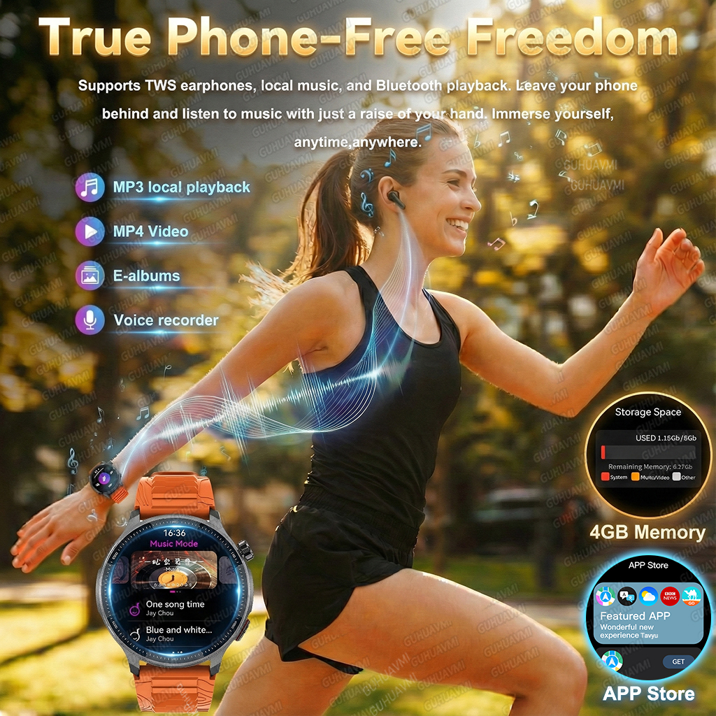 New 4GB Storage Smart Watch GP - Smartwatch Custom avis et prix